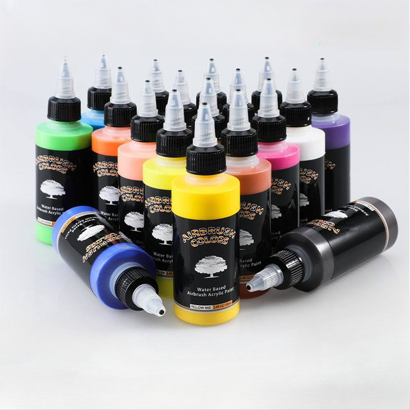 Heat Gun Paint Strip - 100ml Water-based Acrylic Pigment 32 Color