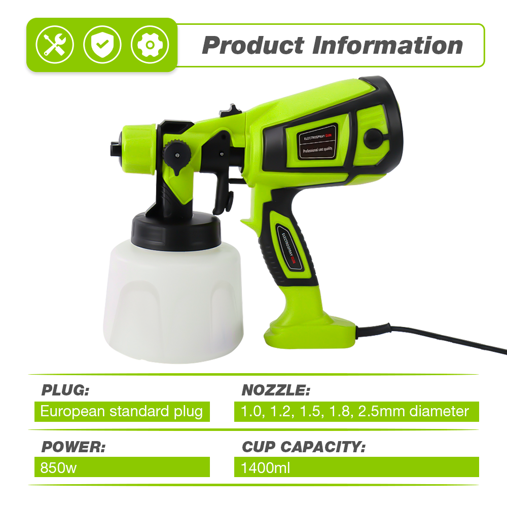850W Electric Paint Spray Gun  - огляд і ціна Heat Gun Paint Strip