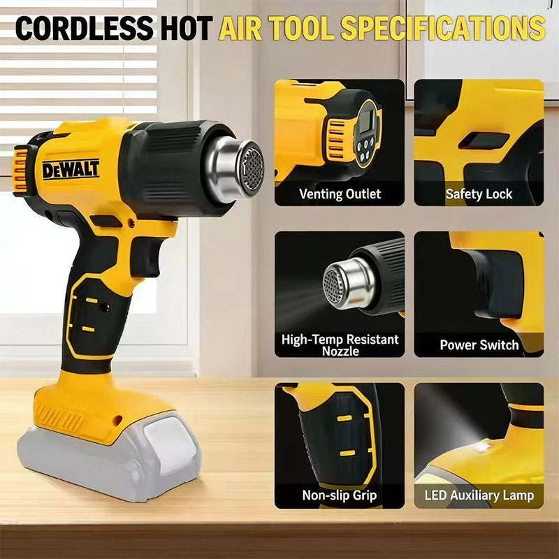 20V Multi-Function Heat Gun wi - огляд і ціна Heat Gun Paint Strip