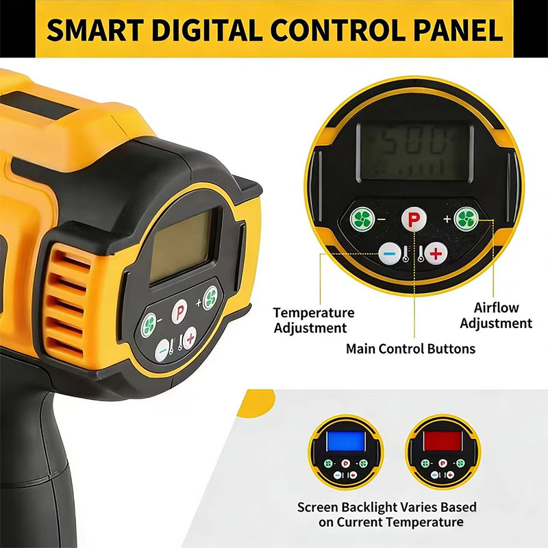 20V Multi-Function Heat Gun wi - огляд і ціна Heat Gun Paint Strip