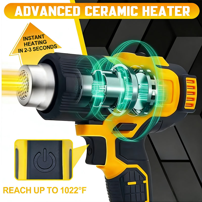 20V Multi-Function Heat Gun wi - огляд і ціна Heat Gun Paint Strip