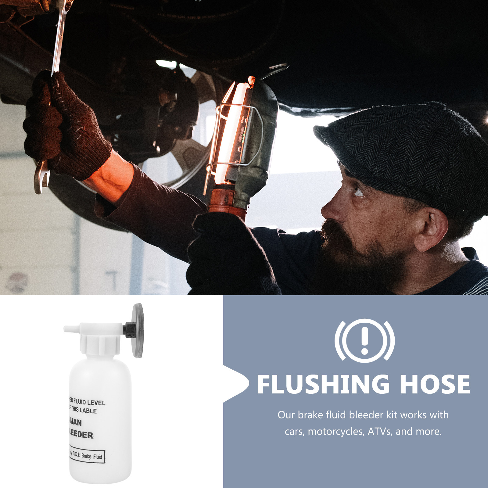 1Set Car Brake Flush Hose Kit  - огляд і ціна Brake Bleeder Kit