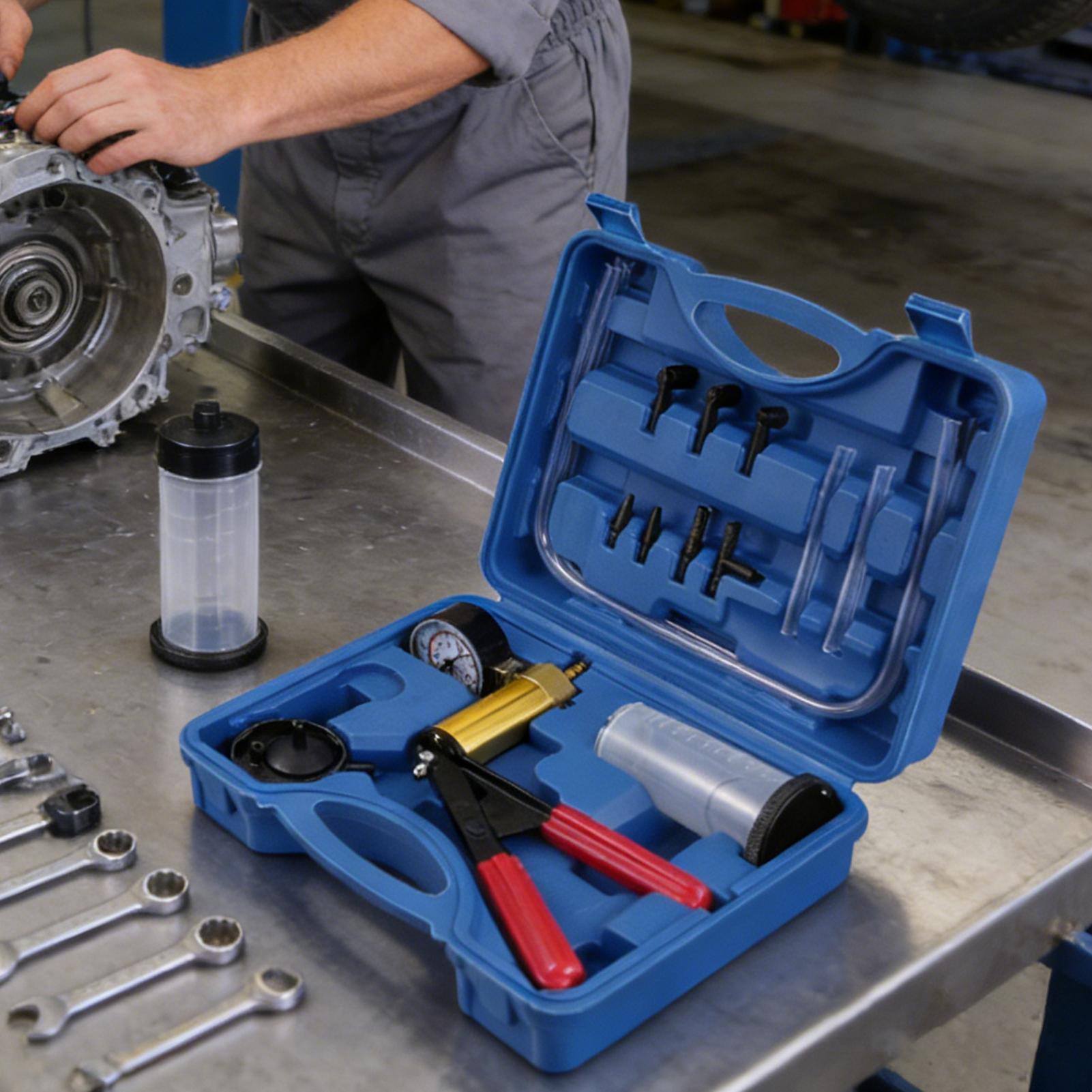 Car Vacuum Pump Handheld Brake - огляд і ціна Brake Bleeder Kit