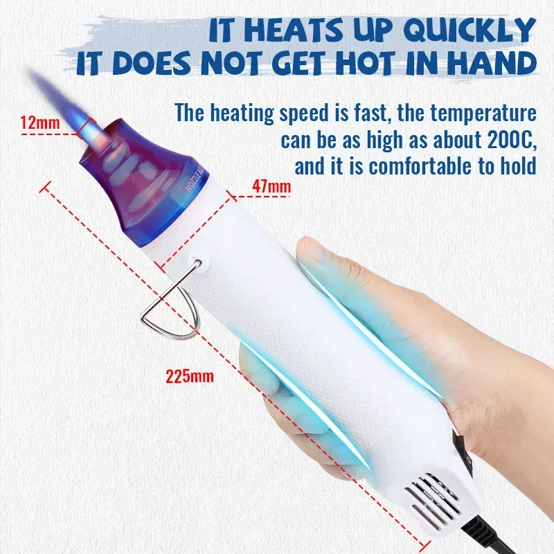 Hot Air Gun 300W 220V Ligthwei - огляд і ціна Heat Gun Paint Strip