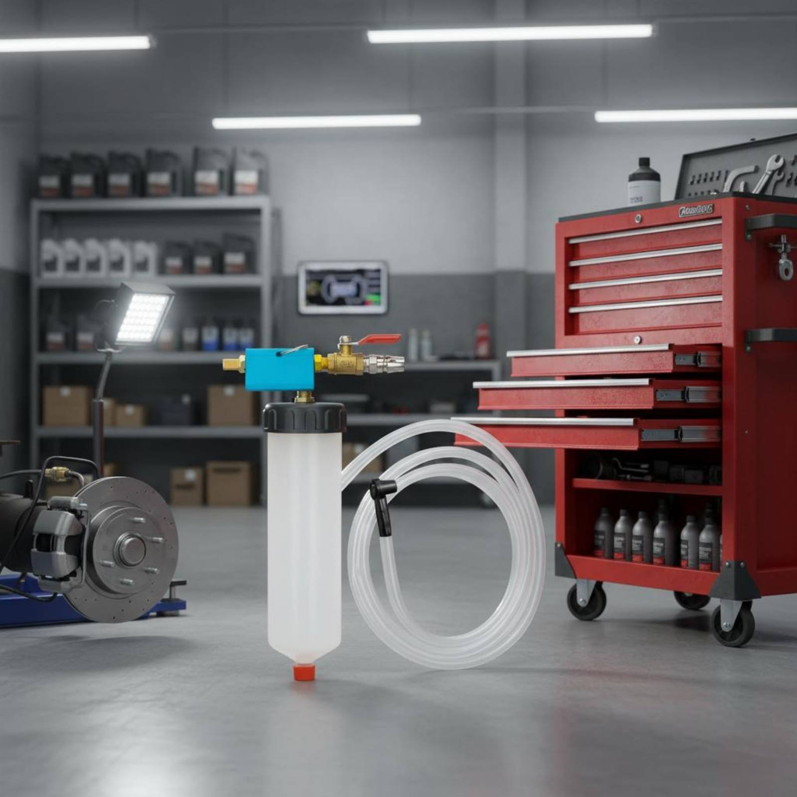 Pneumatic Brake Bleeder Airles - огляд і ціна Brake Bleeder Kit