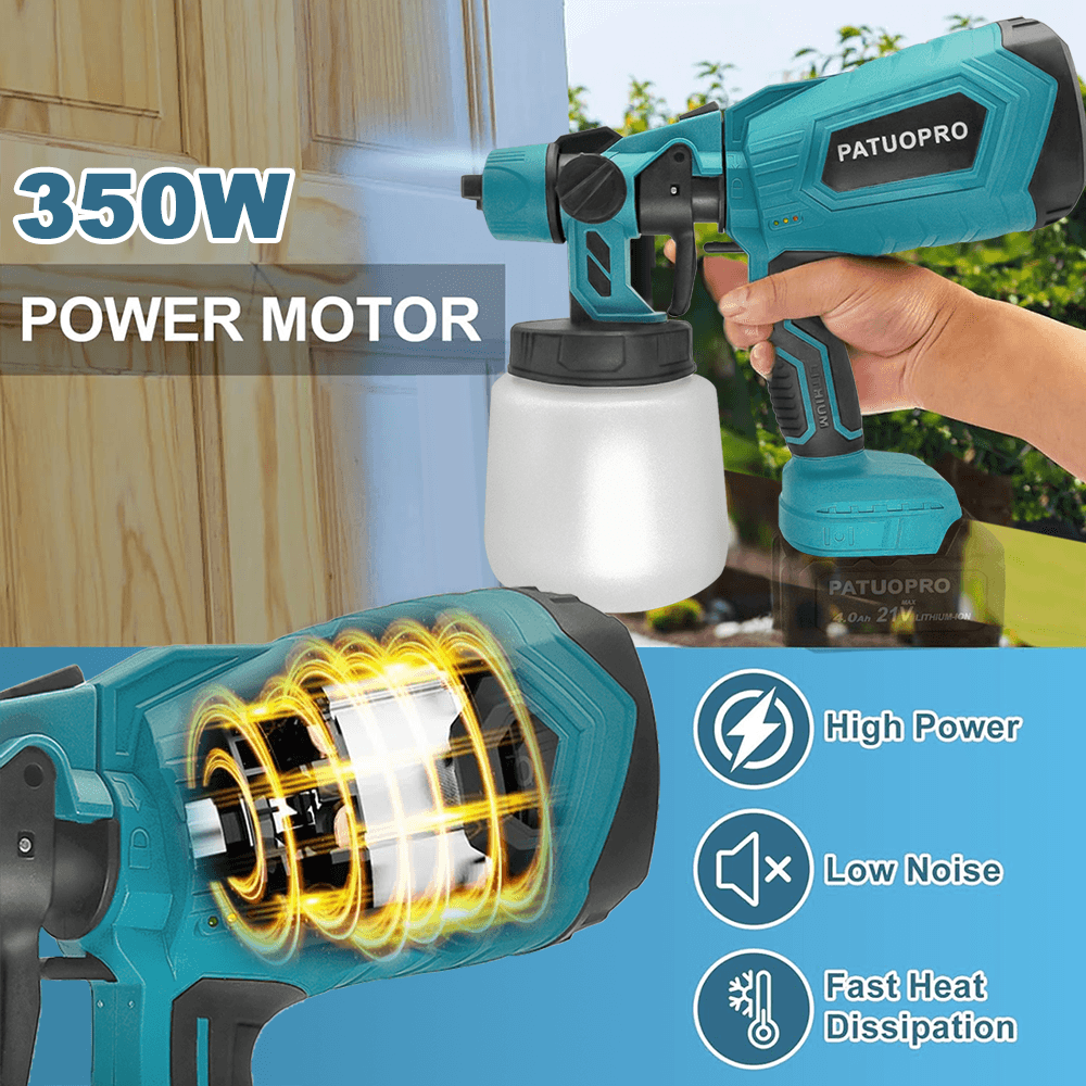 Cordless Electric Spray Gun HV - огляд і ціна Heat Gun Paint Strip